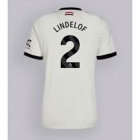 Camisa de Futebol Manchester United Victor Lindelof #2 Equipamento Alternativo 2024-25 Manga Curta